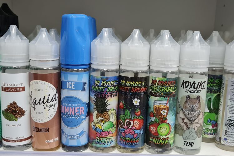 Goda smaker som Coookie crush för e-cigaretter från olika märken