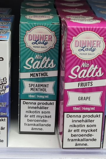 IVG salts pepparmint breeze chew med nitkotin