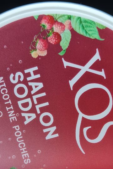 XQS hallon soda nikotin påsar