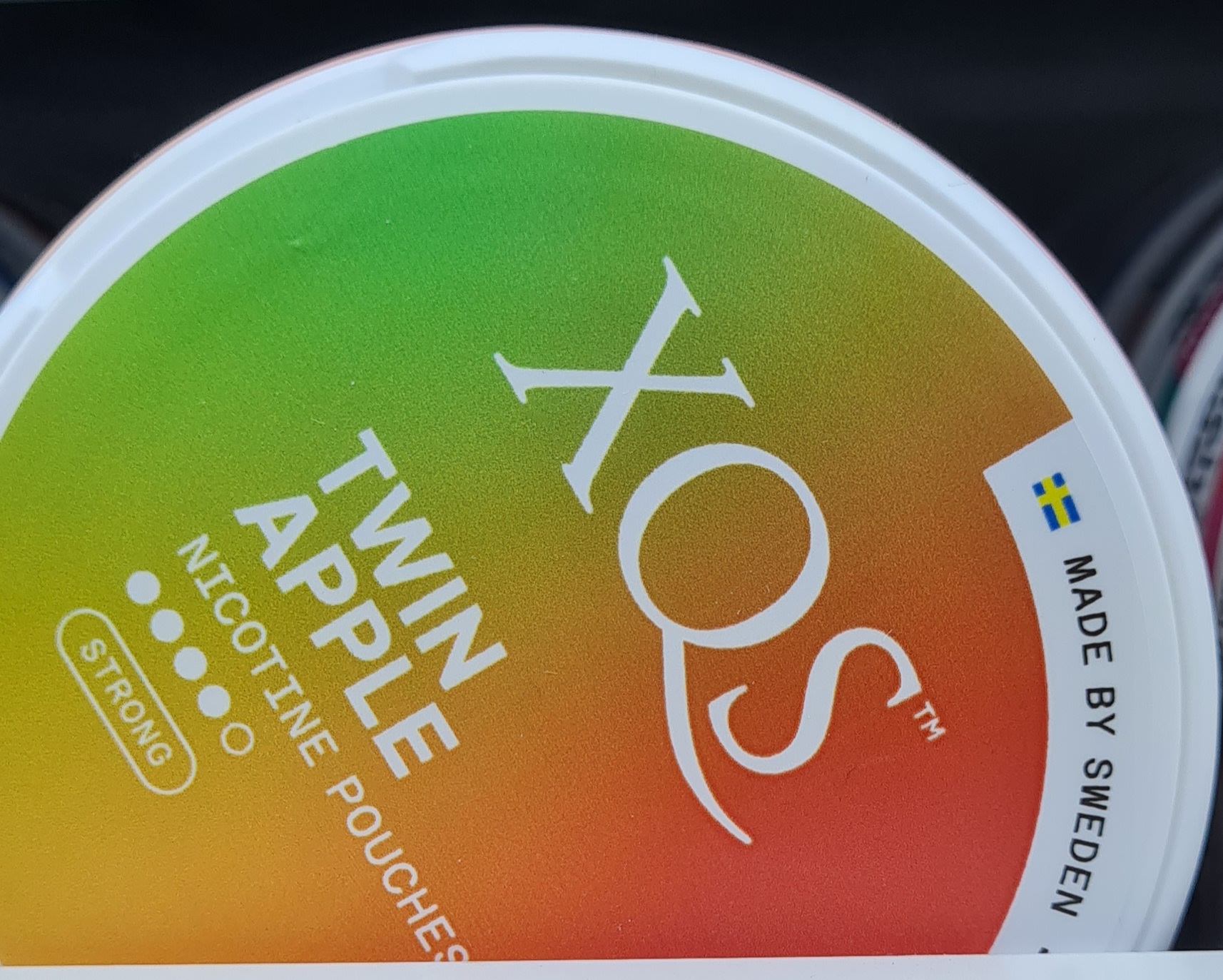 XQS Twin apple nikotin påsar