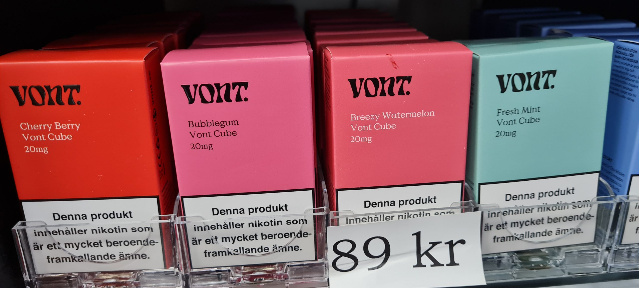 Vont breezy (nikotin) watermelon vont cube 20 mg