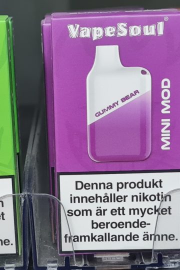 Vapesoul Mini mode bl.a Cola lemon smaken