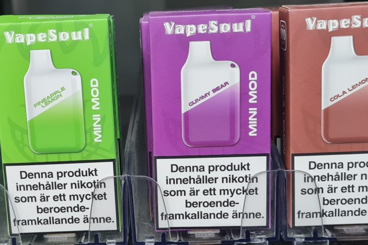 Vapesoul Mini mode bl.a Cola lemon smaken
