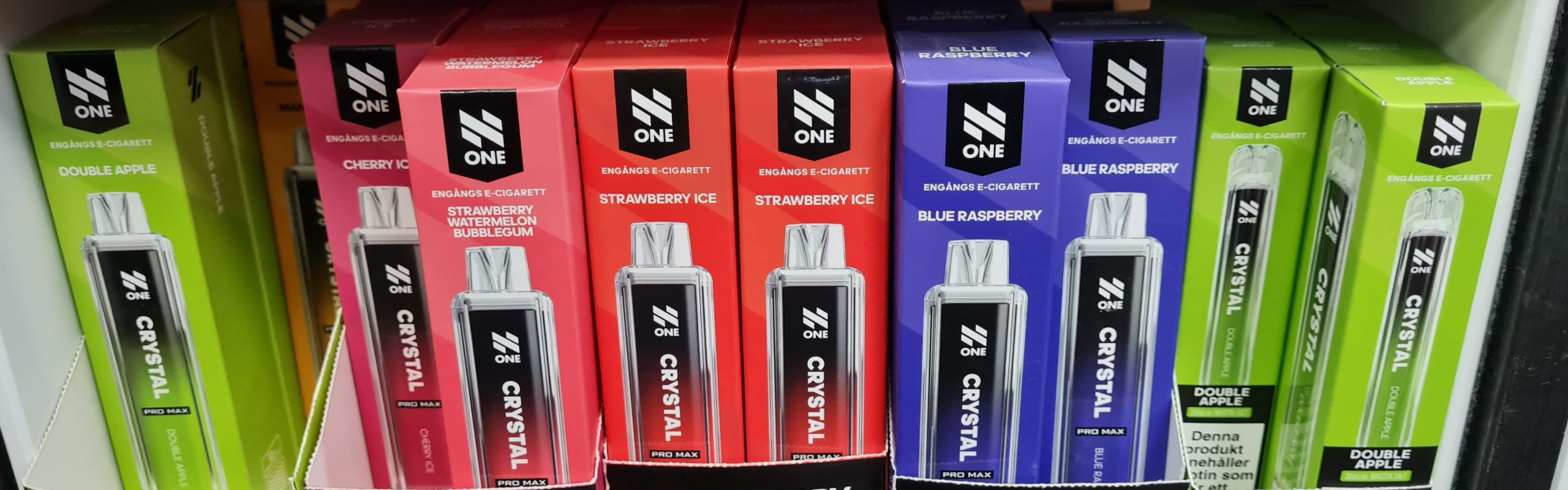 One strawberry ice engångs e-cigarett